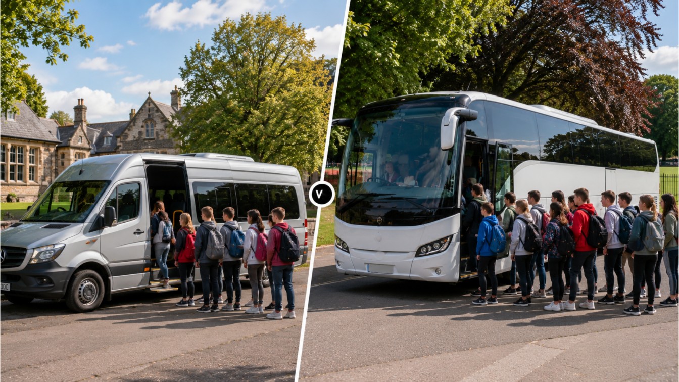 Minibus vs. Coach Which Is Better for Your School Trip