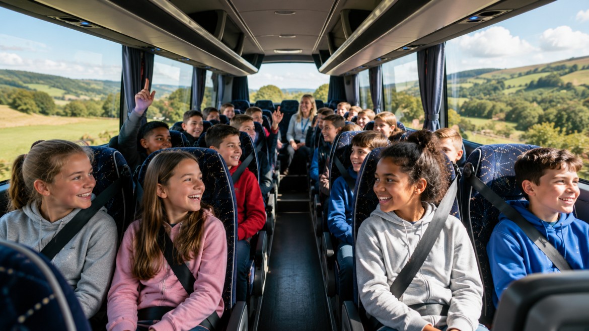 How Coach Travel Improves the School Trip Experience